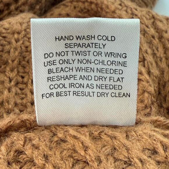 Pink Rose Warm Brown Open Front Cardigan | Small - Picture 5 of 5